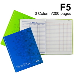  ESPP Hard Cover 3-Column Book, F5 200pg