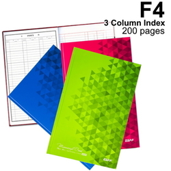  ESPP Hard Cover 3-Column Book, F4 200pg