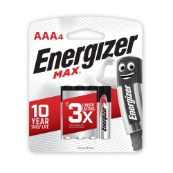  ENERGIZER Max Battery AAA, 4's
