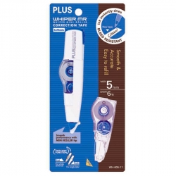  PLUS Correction Tape w/Refill, 5mm x 6m