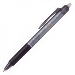  PILOT Frixion Clicker Ball Pen, 0.5mm (Blk)