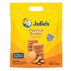  JULIE'S Peanut Butter Sandwich 360g/12's