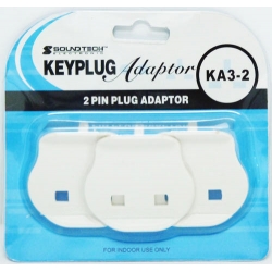  SOUNDTEOH 2-Pin Plug Adaptor KA3-2, 3's