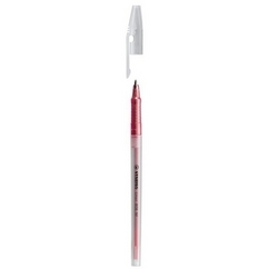  STABILO Liner Ball Pen 808, 1.0mm (Red)