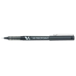  PILOT Hi-Techpoint Liquid Ink Pen, 0.5mm (Blk)