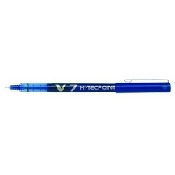  PILOT Hi-Techpoint Liquid Ink Pen, 0.7mm (Blu)