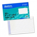  BESFORM Ruled Card BCR85, 8"x 5"