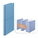  PLUS Zero Max Expandable File, A4 (Blue)