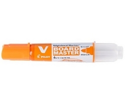  PILOT V Board Master Whiteboard Marker WBMA-VBM-M-BG, Bullet Tip (Orange)