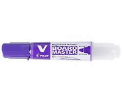  PILOT V Board Master Whiteboard Marker WBMA-VBM-M-BG, Bullet Tip (Purple)