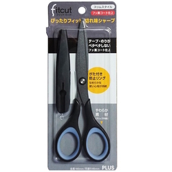  Lelong Sales - PLUS "FITCUT" Scissors 6", Black/Grey (34156)