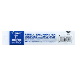  PILOT Acroball Begreen Ballpoint Pen Refill BRFV10F, 0.7mm (Blue)