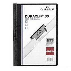  DURACLIP Folder 2200, A4 (Black)