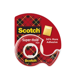  3M Scotch® Super-Hold Transparent Tape 198, ¾'' x 650''