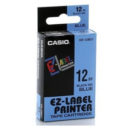  CASIO EZ-Labelling Tape 12mm (Black on Blue)