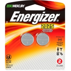  ENERGIZER Lithium Coin Battery CR2025 (3V,2's)