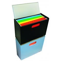  POP BAZIC File Organizer Box, A4 (Black)