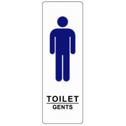  COSMO Acrylic Signage "Gents Toilet Sign"