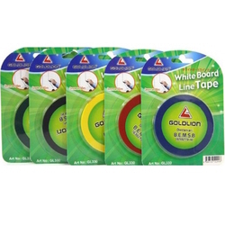 GOLDLION Whiteboard Line Tape GL-330, 3.0mm x 30m (Assorted Colour) GOLDLION Whiteboard Line Tape GL-330, 3.0mm x 30m (Assorted Colour)