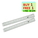  POP BAZIC Acrylic Ruler PB06103, 30cm