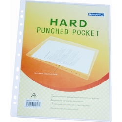  BINDERMAX 11-Hole Hard Pocket, A4 (Clear)