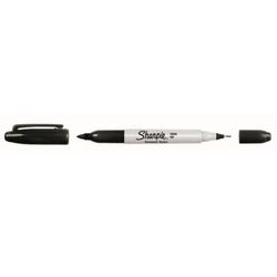  SHARPIE Twin Tip Permanent Marker (Blk)