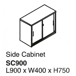  SHINEC Side Cabinet with Lock SC900 (Grey)