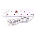  MORRIES 4-Way Extension Cord MS-4848, 3m