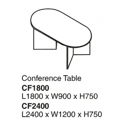  SHINEC Conference Table CF1800 (Beech)