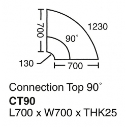  SHINEC Connection Top CT90 (Cherry)