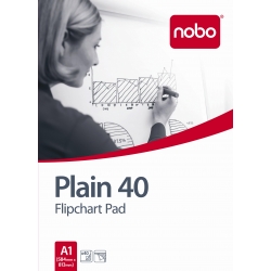  NOBO Flip Chart Pad w/4-Hole, A1 80g 40's
