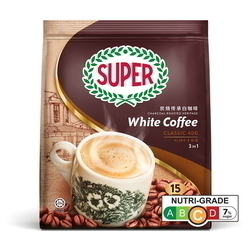  SUPER Charcoal Roasted Ipoh White Coffee, 15's
