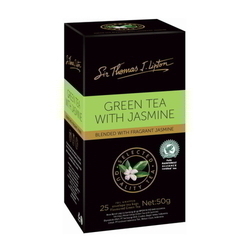  SIR THOMAS Lipton Teabags 25's (Greeen Tea with Jasmine)
