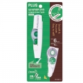  PLUS Correction Tape w/Refill, 6mm x 6m