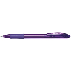  PENTEL Rectractable Ball Pen, 0.7mm (Vio)