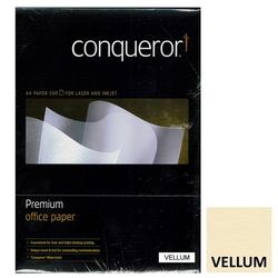  CONQUEROR Paper, A4 100g 500's (Vellum)
