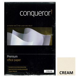  CONQUEROR Paper, A4 100g 500's (Cream)
