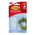  3M Command™ Clear Medium Hooks, 17091CLR (2 Hooks/4 Strips)