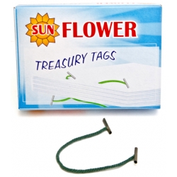  SUN FLOWER Treasury Tag,  6" 100's