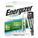  ENERGIZER Rechargeable AAA Battery NH12, 4's
