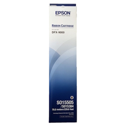  EPSON Ribbon S015505, For DFX-9000 (Black)