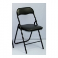  Folding Chair with Cushion 291 (Black)