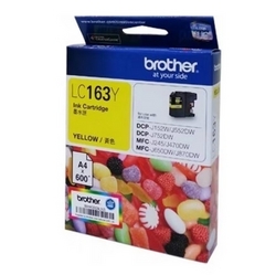  BROTHER Ink Cart LC-163Y (Yellow)