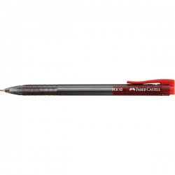  FABER-CASTELL Ball Pen RX10, 1.0mm (Red)