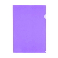  PP L-Shape Clear Folder, A4 12's (Purple)