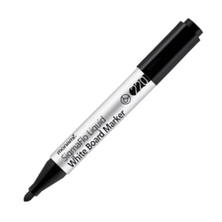  MONAMI SigmaFlo Liquid Whiteboard Marker 220, Bullet Tip (Black)