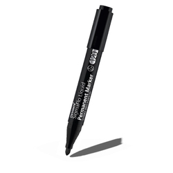  MONAMI SigmaFlo Liquid Permanent Marker 120, Bullet Tip (Black)