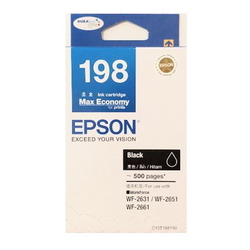 EPSON Ink Cart C13T198190 XL (Black)