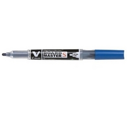  PILOT V Board Master Slim Whiteboard Marker Extra Fine WBMAVSEF-BGD, Bullet Tip (Blue)