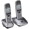  PANASONIC Twin Digital Cordless Phone KX-TG2512CXM (Metallic Grey)